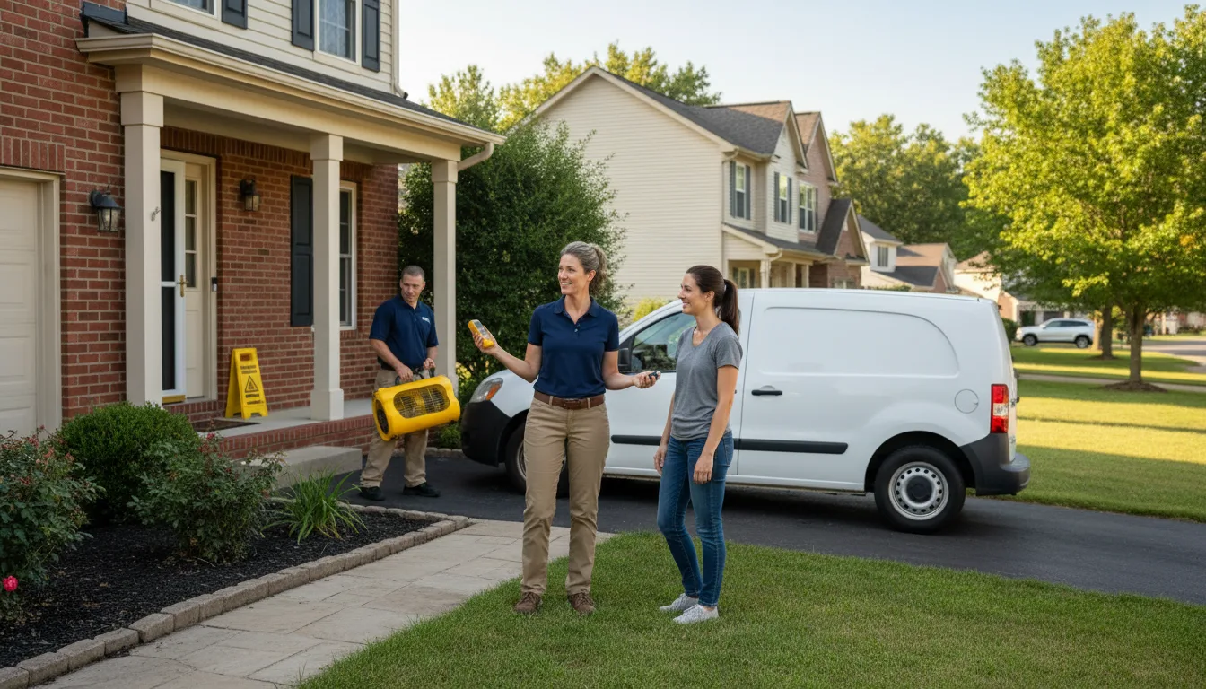 Water restoration image for Flood Water Cleanup, Removal And Restoration Services in Port William, OH